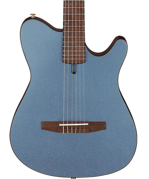 GUITARRA ELECTROACUSTICA IBANEZ AZUL INDIGO METALI FRH10N-IBF