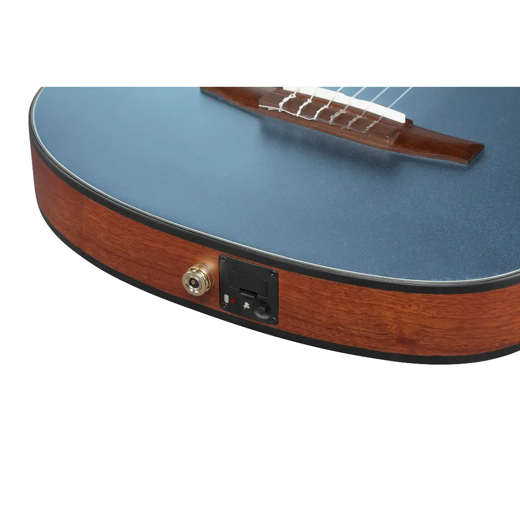 GUITARRA ELECTROACUSTICA IBANEZ AZUL INDIGO METALI FRH10N-IBF