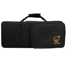 TROMPETA FANPRO BB DORADA CON ESTUCHE INCLUIDO