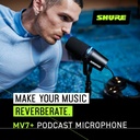 Micrófono dinámico híbrido con bundle SHURE MV7+-K-BNDL