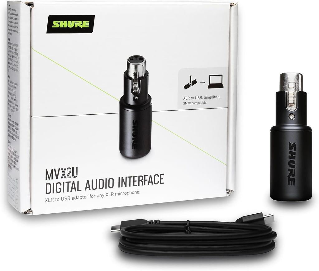 Interfaz de audio SHURE MVX2U