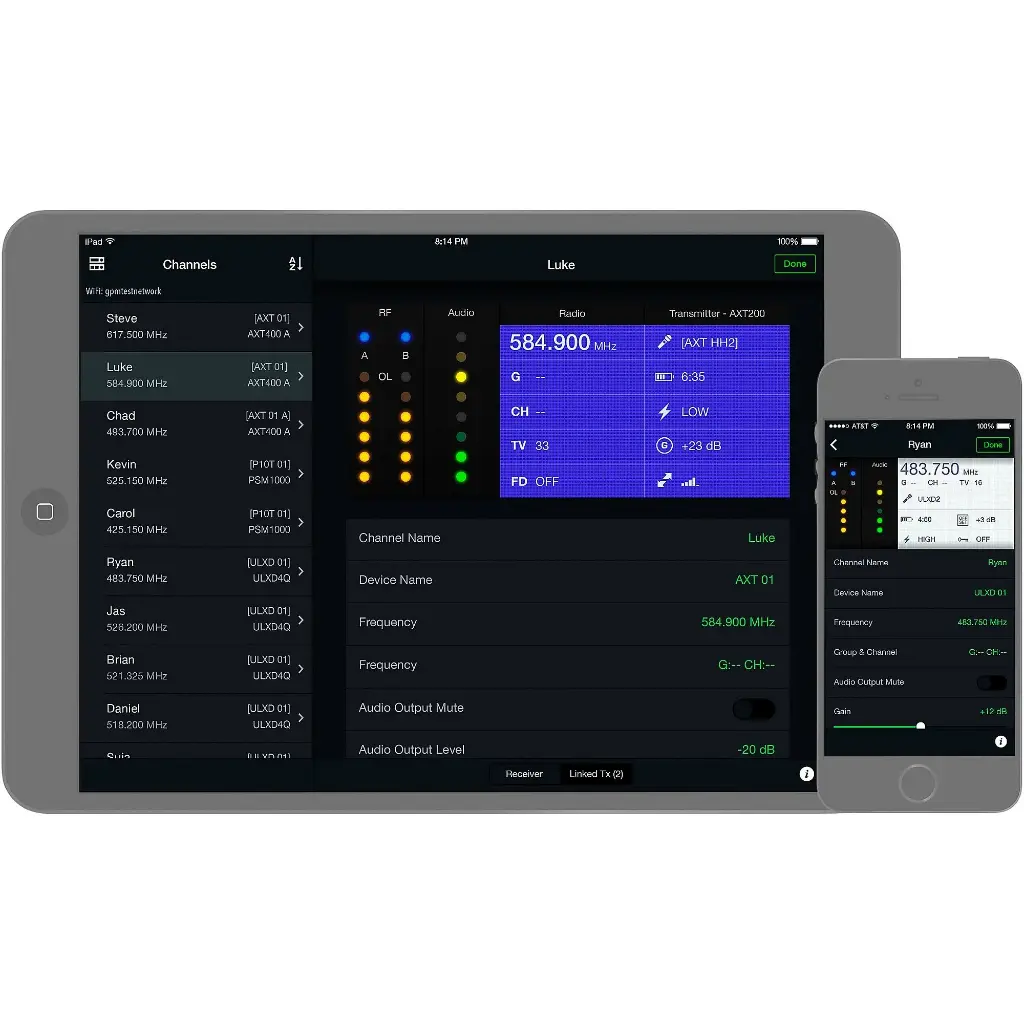 Receptor inalámbrico digital SHURE SLXD4-G58