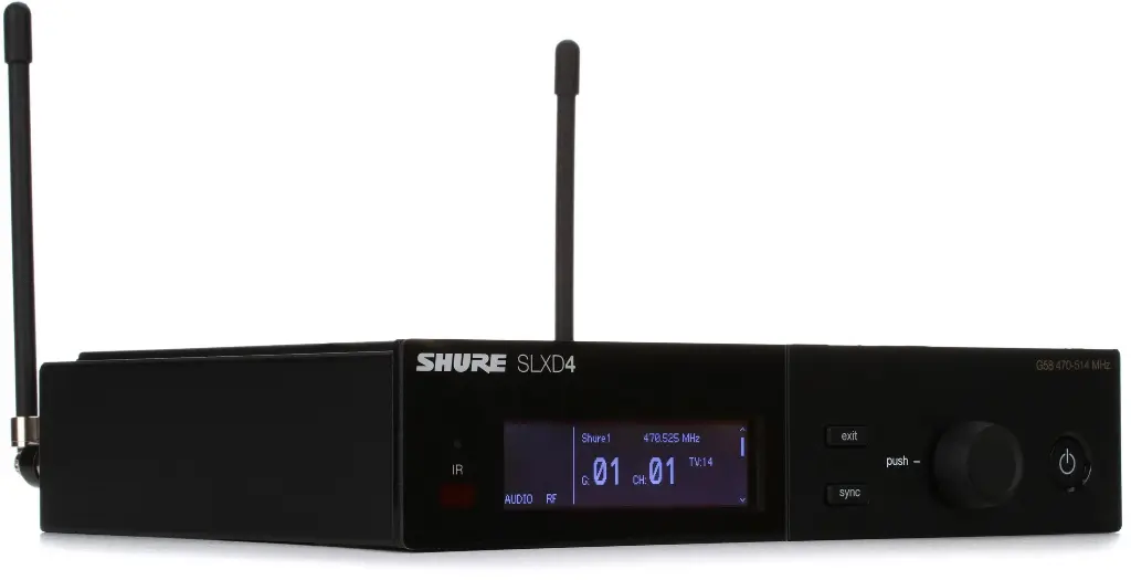 Receptor inalámbrico digital SHURE SLXD4-G58