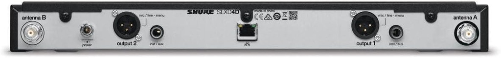 Receptor inalámbrico digital doble SHURE SLXD4D-G58
