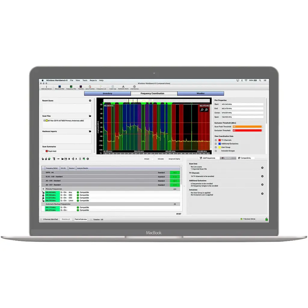 Receptor inalámbrico digital doble SHURE SLXD4D-G58