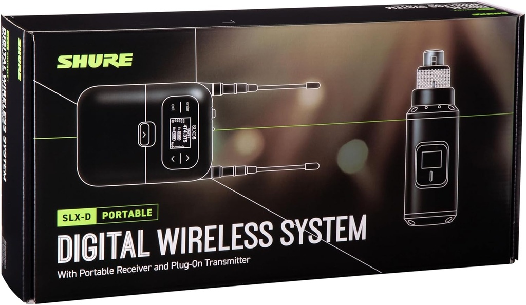 Sistema inalámbrico portátil SHURE SLXD35-G58
