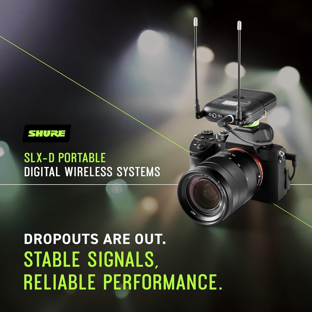 Sistema inalámbrico portátil SHURE SLXD35-G58
