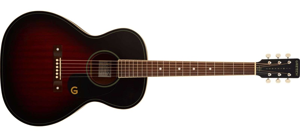 GUITARRA ACUSTICA GRETSCH JIM DANDY CONCERT DEEP CHERRY BURST 2711100530