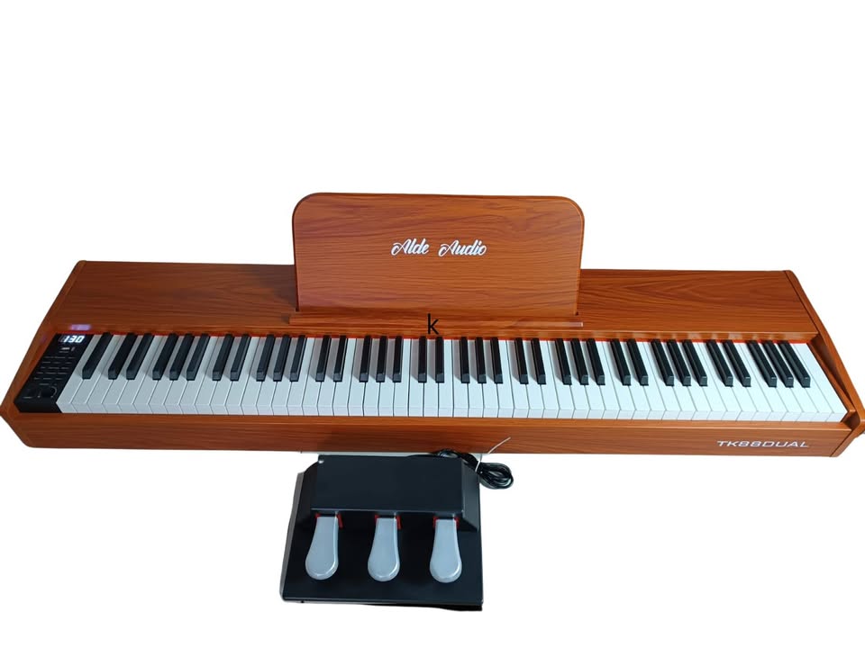 PIANO DIGITAL ALDE AUDIO DE 88 TECLAS CON SENSIBILIDAD ACCION PROGRESIVA TK88HPROBR