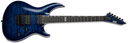 EIIHOR3FMRDB Guitarra Eléctrica Arce Flameado, Azul Reno