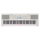 TECLADO PORTABLE YAMAHA EZ-310SET DE 5/8 COLOR BLANCO con sistema de guia de luces