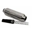 GÜIRO MISIL LINARES DE ACERO INOXIDABLE TROQUELADO