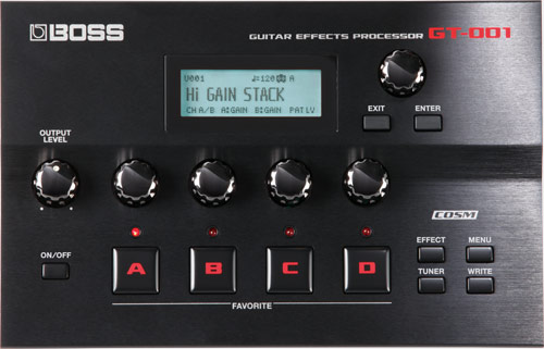 PROCESADOR DE EFECTOS BOSS P/GUITARRA