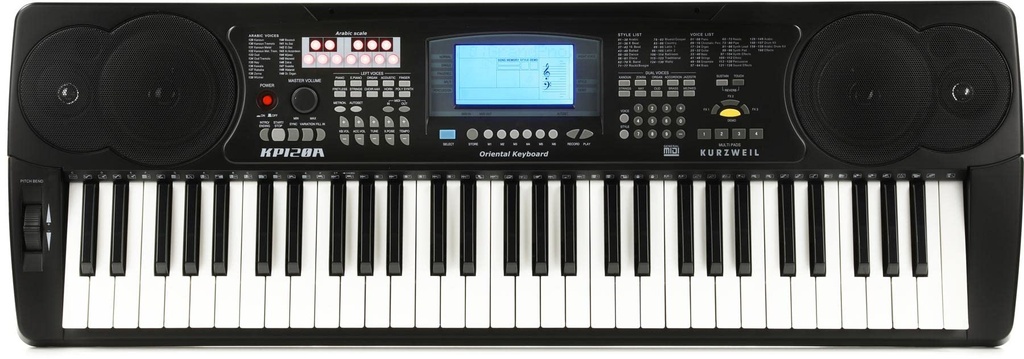Kurzweil KP120A – Teclado Arranger de 61 Teclas con Estilo Oriental