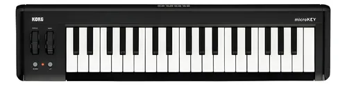 Korg microKEY-37 (MICROKEY237) – Controlador MIDI USB portátil de 37 teclas