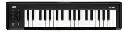 Korg microKEY-37 (MICROKEY237) – Controlador MIDI USB portátil de 37 teclas