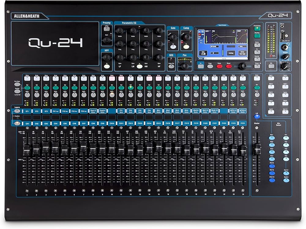 MEZCLADORA DE AUDIO 24CH Allen & HeatH QU24