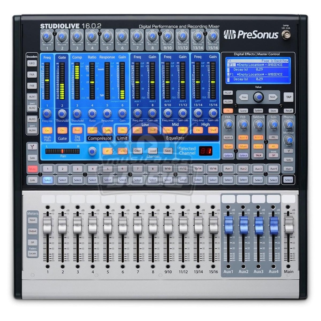 MEZCLADOR DIGITAL PRESONUS 16X2 PAR