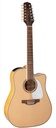Guitarra  Electroacustica TAKAMINE GD74CE12UNAT - Natural  12 Cuerdas  con funda