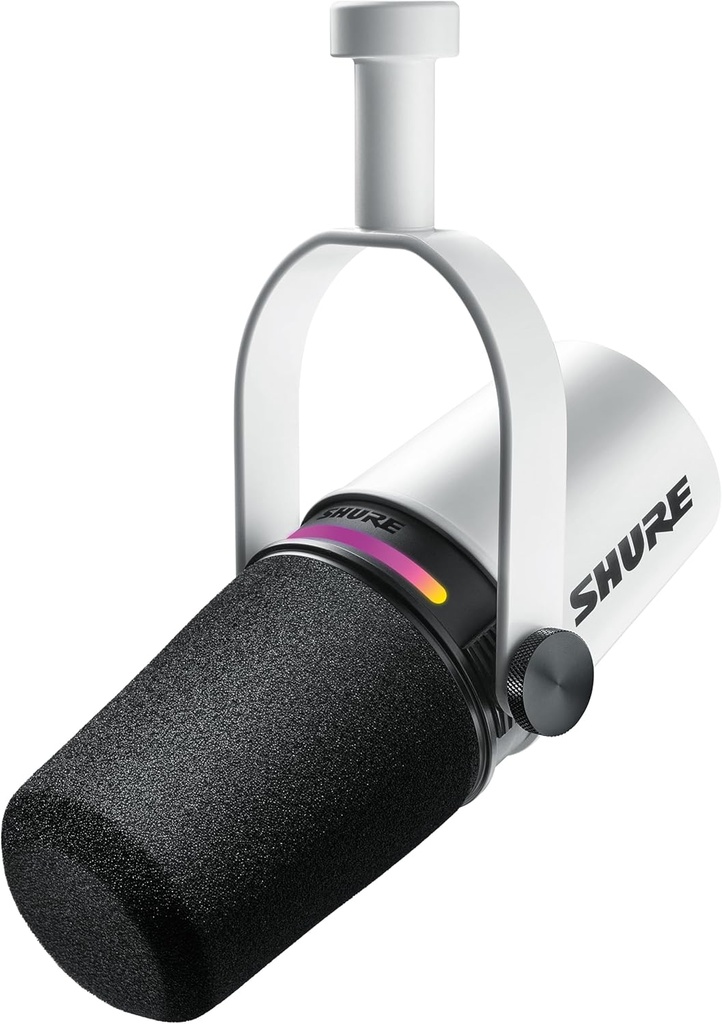 Micrófono dinámico híbrido SHURE MV7+-W