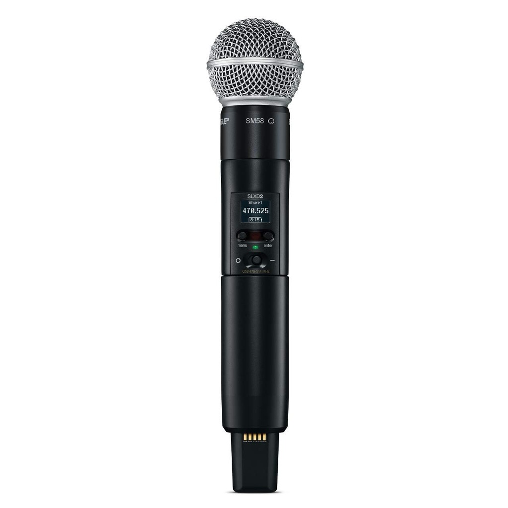 Transmisor inalámbrico digital de mano SHURE SLXD2/SM58-G58