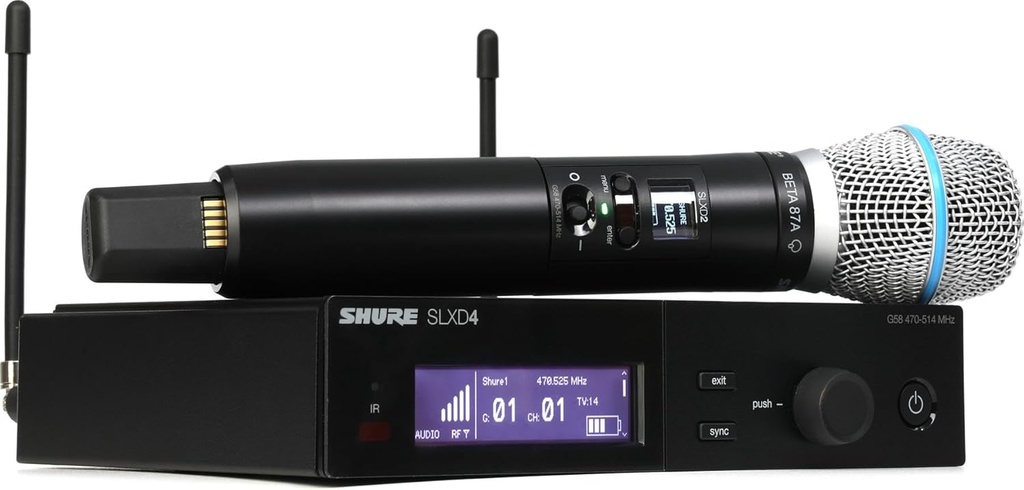 Sistema inalámbrico digital SHURE SLXD24/B87A-G58