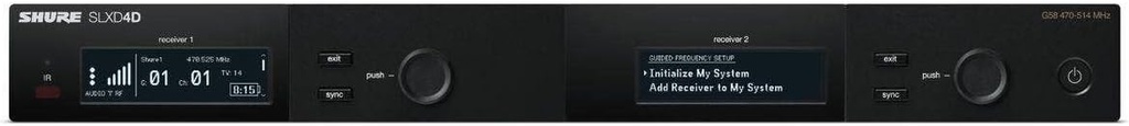 Receptor inalámbrico digital doble SHURE SLXD4D-G58
