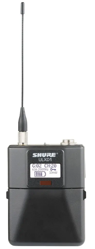 Transmisor de petaca inalámbrico digital SHURE ULXD1-G50