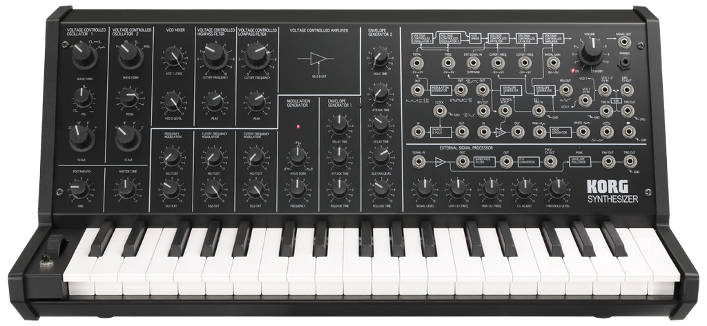 MS-20 MINI Sintetizador Monofónico Korg Analógico