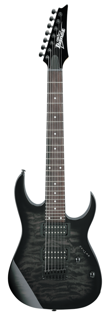 GUITARRA ELECTRICA DE 7 CUERDAS DE LA SERIE GIO IBANEZ GRG7221QA-TKS