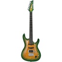 GUITARRA ELECTRICA VERDE TROPICAL DE LA SERIE SA IBANEZ SA460QMW-TQB