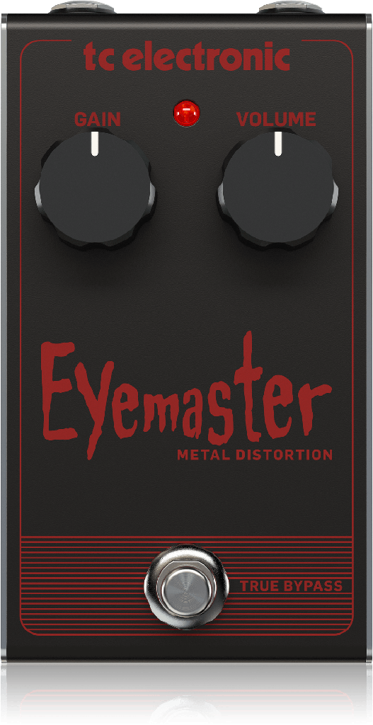 PEDAL TC ELECTRONIC PARA GUITARRA EYEMASTER METAL DISTORTION