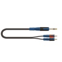 RKSA/120-1 Cable Adaptador Plug 6.3 Stereo A Rca Macho Quiklok
