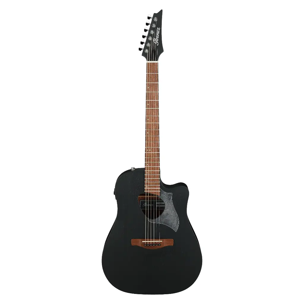 GUITARRA ELECTROACUSTICA COLOR NEGRO EROSIONADO DE LA SERIE ALTSTAR IBANEZ ALT20-WK