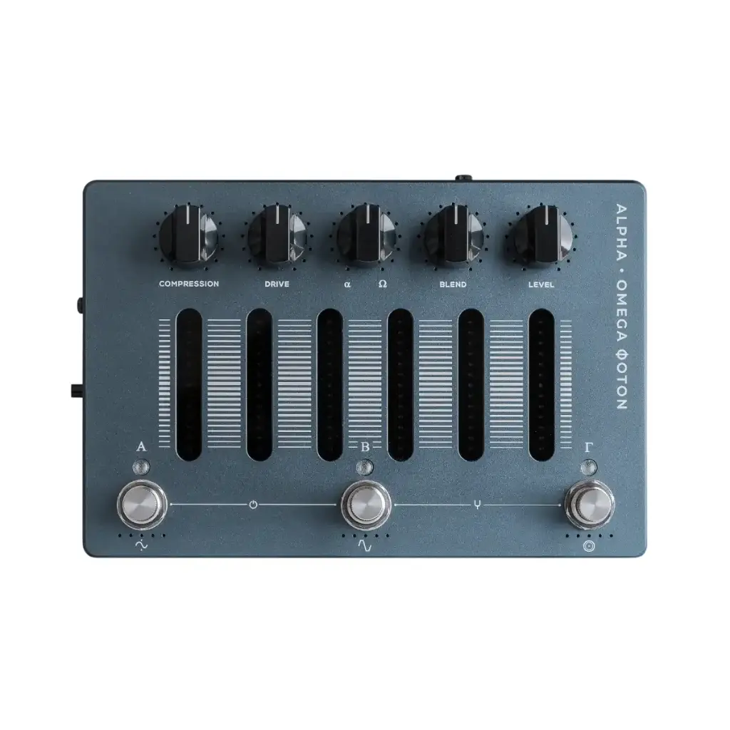 Darkglass AOPH Alpha·Omega Photon,Pedal de distorsión y compresión para bajo.
