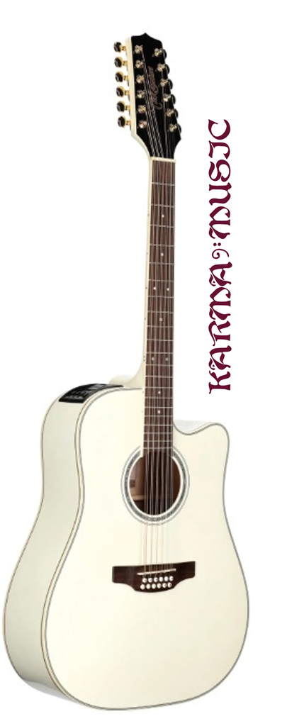 GUITARRA ELECTROACÚSTICA TAKAMINE GD37CE-12 PW (12 CUERDAS PEARL WHITE)