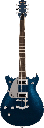 GUITARRA ELECTRICA ZURDA GRETSCH G5232TLH DOUBLE JET V- STOPTAIL MIDNIGHT SAPPHIRE 2518220533