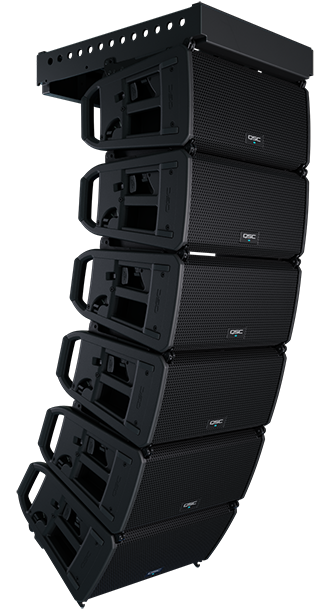 ALTAVOZ AMPLIFICADO LINEAL QSC DE 8" 2 VÍAS L CLASS 1300W  LA108
