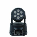 CABEZA MINI MOVIL 7 LEDS LUCENDI DRACO (4PZAS) C/ESTUCHE