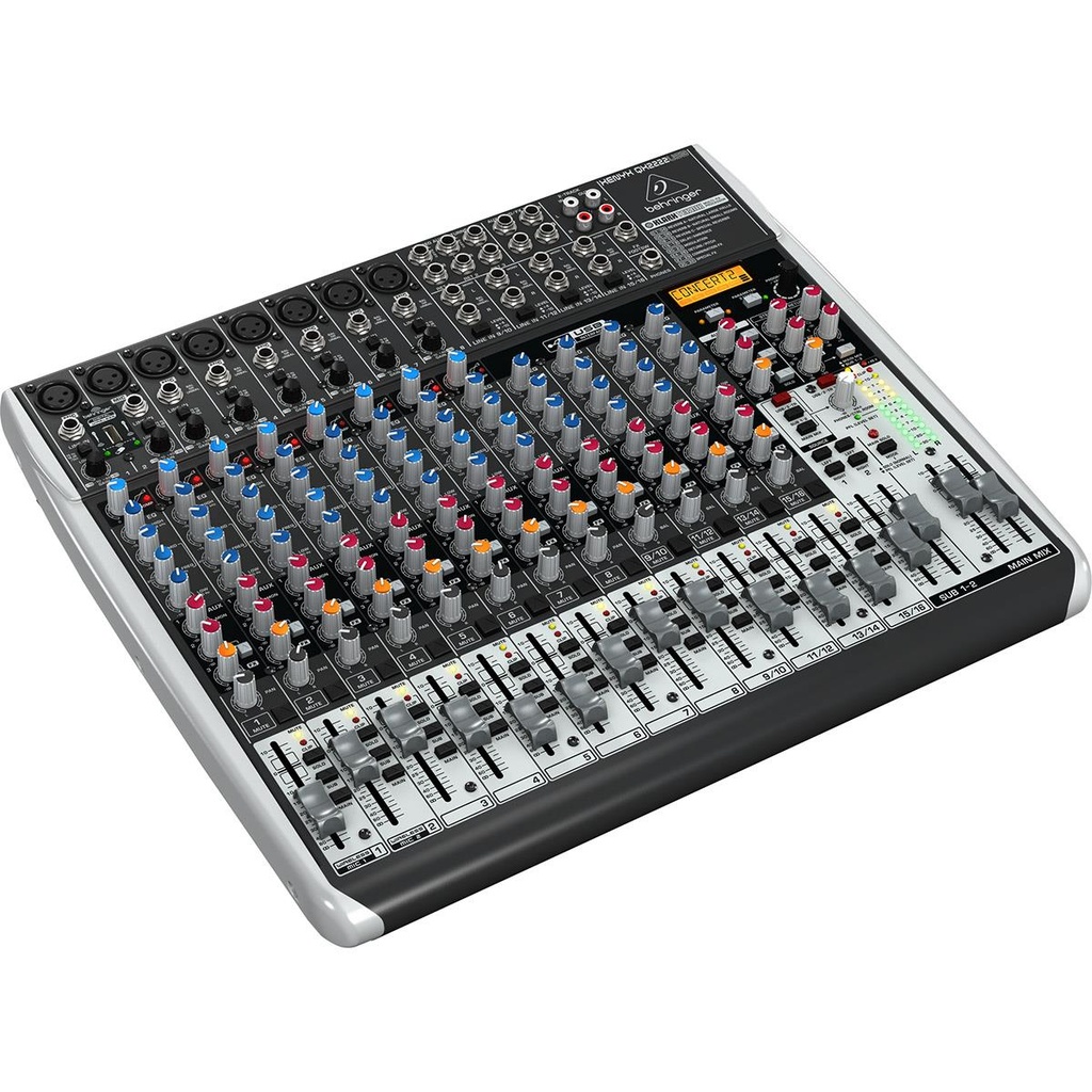 MEZCLADORA ANALOGA BEHRINGER DE 22 CANALES XENYX QX2222USB