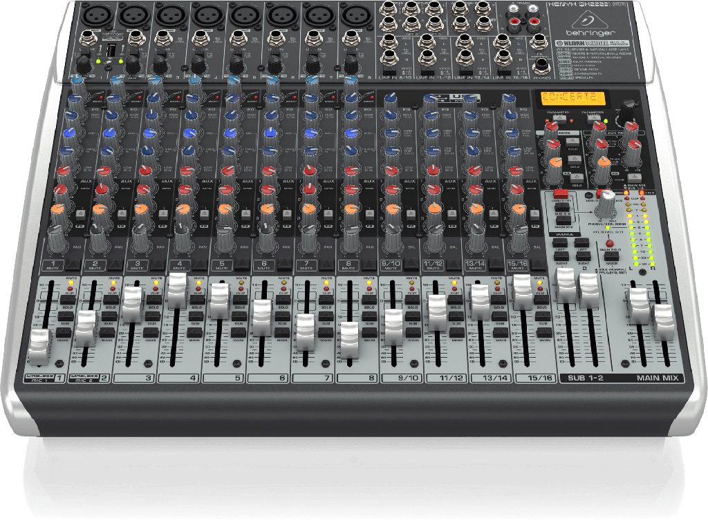 MEZCLADORA ANALOGA BEHRINGER DE 22 CANALES XENYX QX2222USB