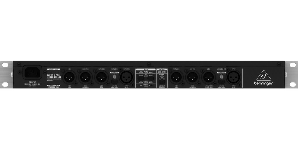 CROSSOVER BEHRINGER ELECTRONICO CX3400V2