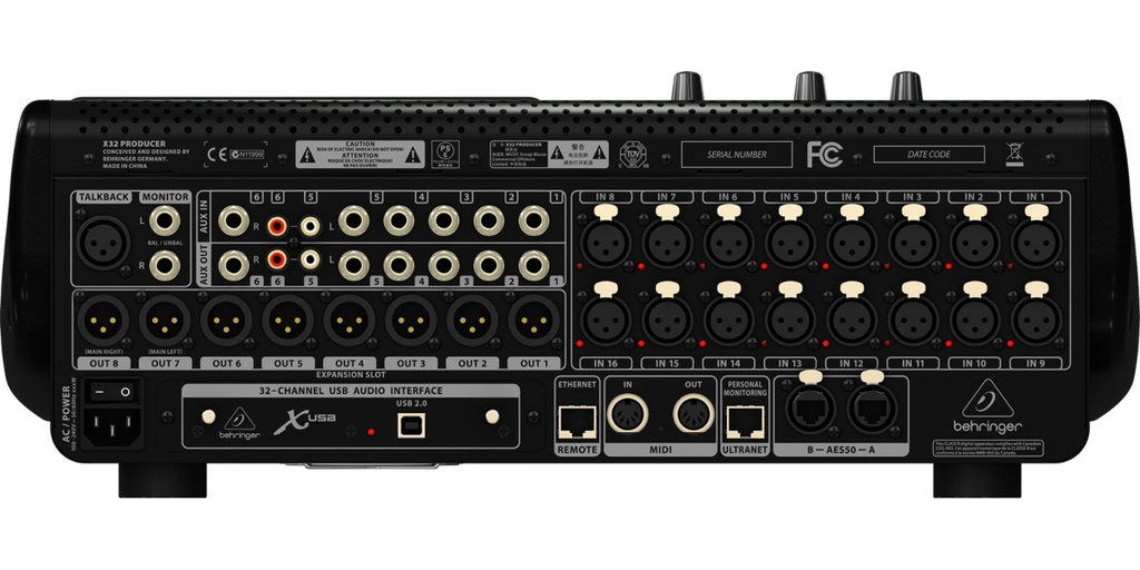 MEZCLADORA DE RACK BEHRINGER X32PROD