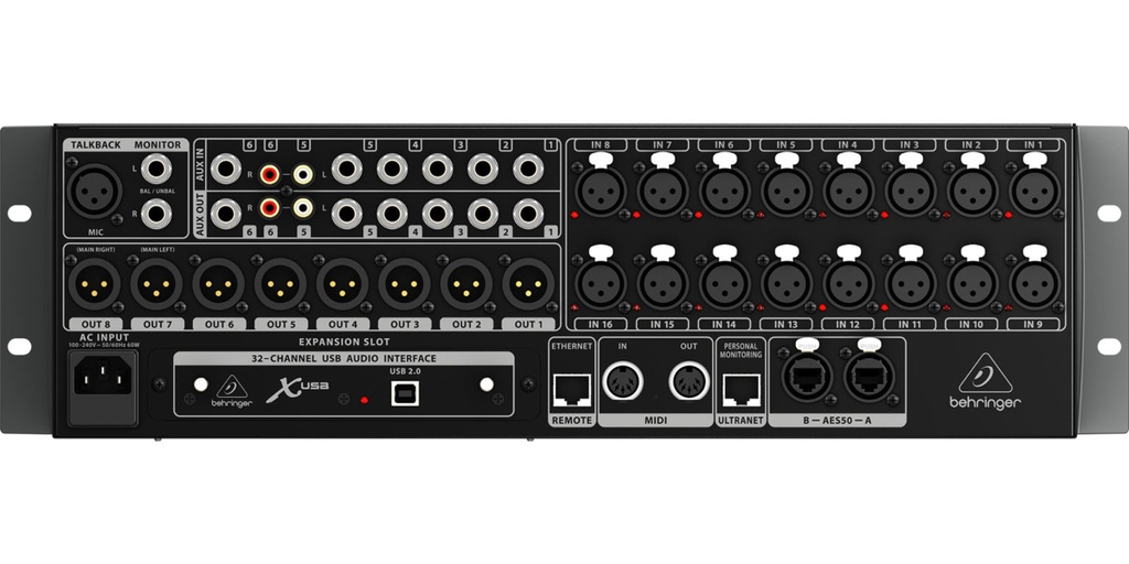 MEZCLADORA DE RACK BEHRINGER DIGITAL X32RACK