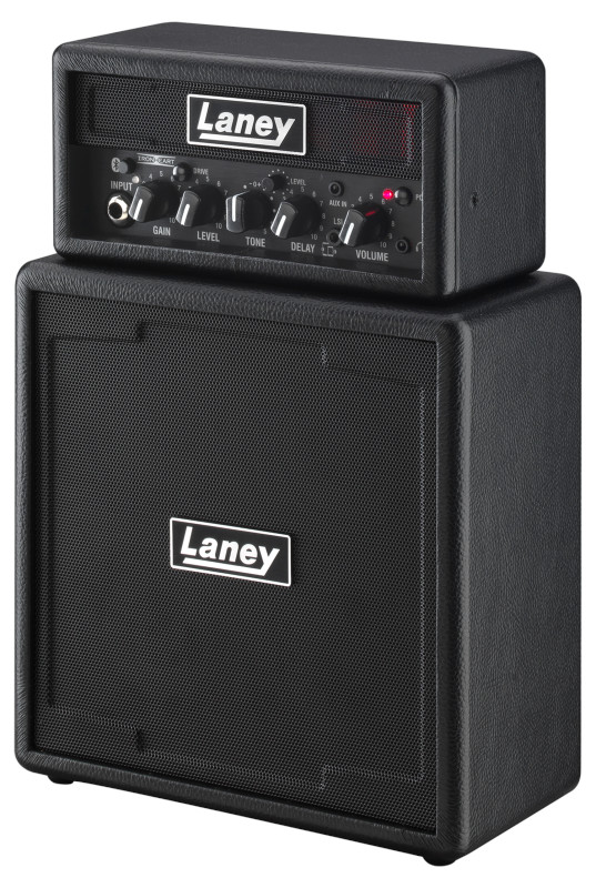 Mini Cabezal y Gabinete para Guitarra MINISTACK-B-IRON