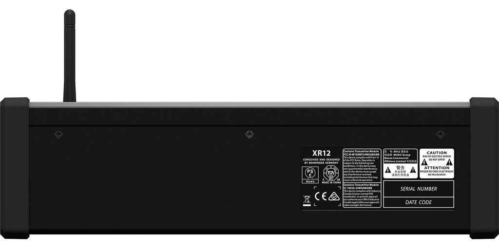 MEZCLADORA BEHRINGER 12 CH XR12