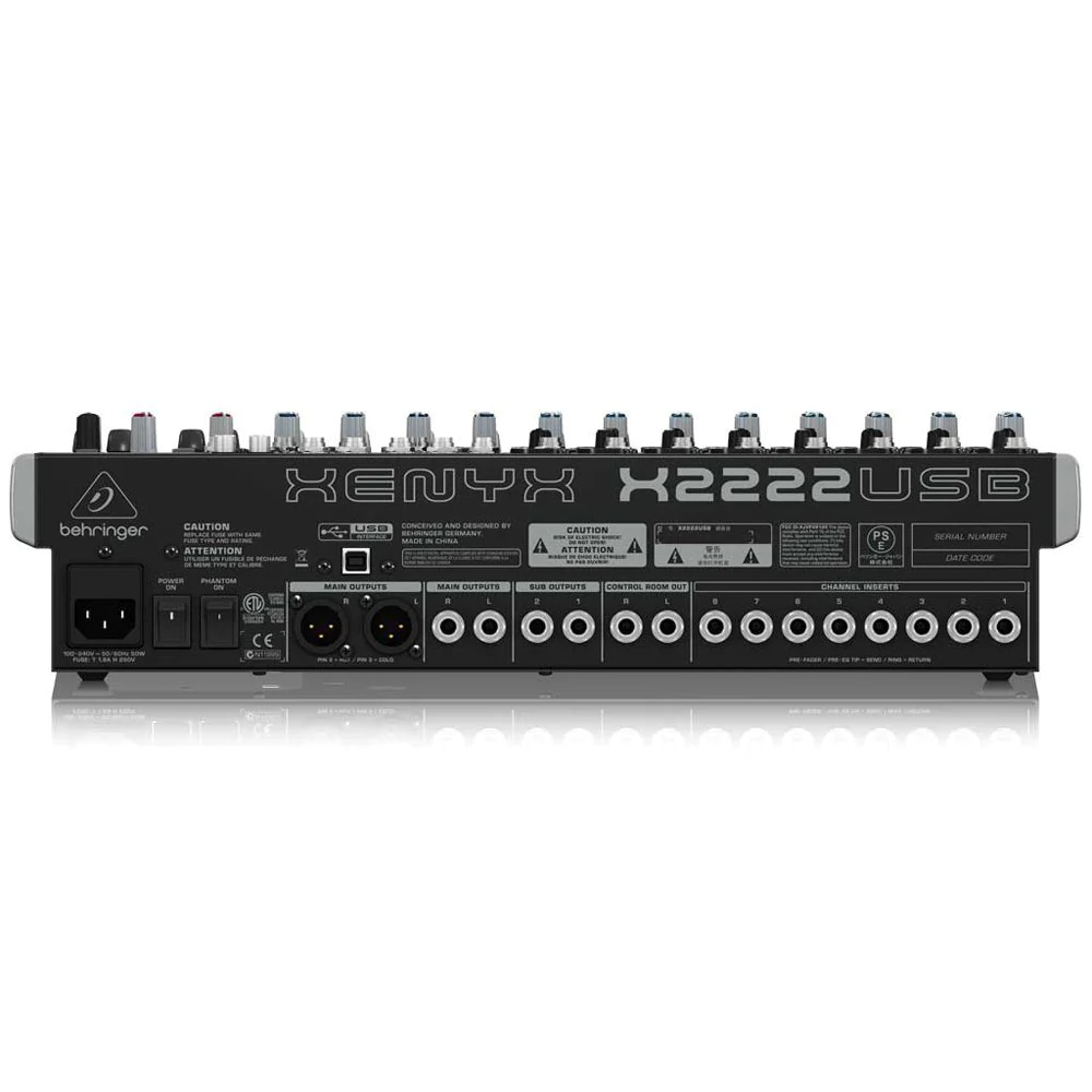 MEZCLADORA BEHRINGER 22CH X2222USB