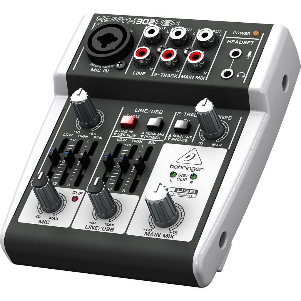 MEZCLADORA ANALOGA BEHRINGER 5CH 302USB