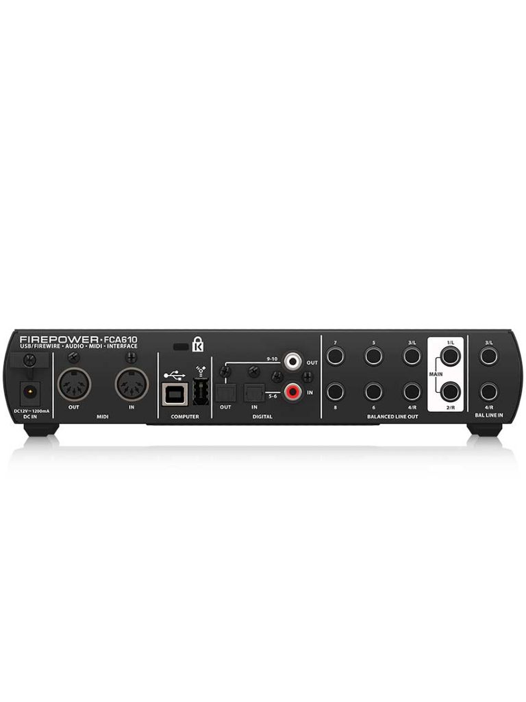 INTERFAZ BEHRINGER FIREPOWER FCA610