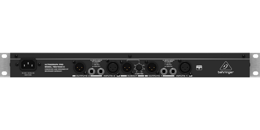 ECUALIZADOR BEHRINGER ESTEREO15 BANDAS FBQ1502HD